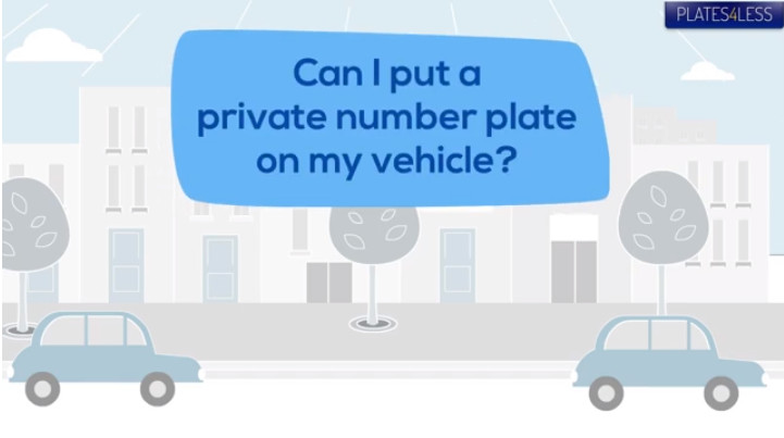 Can I Put a Private Number Plate on my Vehicle