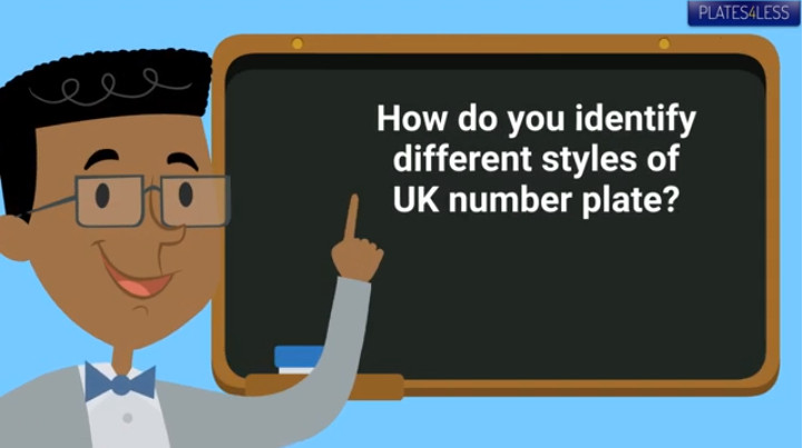 What are the Different UK Number Plate Styles