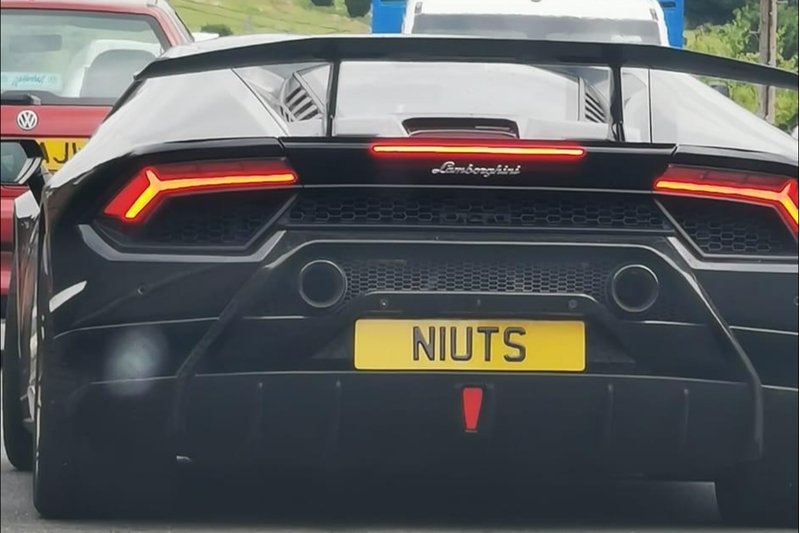 private number plates rude N1UTS