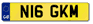 number plate example