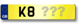 Starters Prefix number plate Style