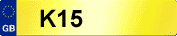 CHEAP NUMBER PLATE K15