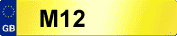 CHERISHED NUMBER PLATE M12