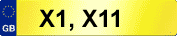 PRIVATE CAR REGISTRATION X1