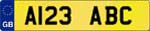 prefix number plates example