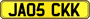 JA05 CKK plate example