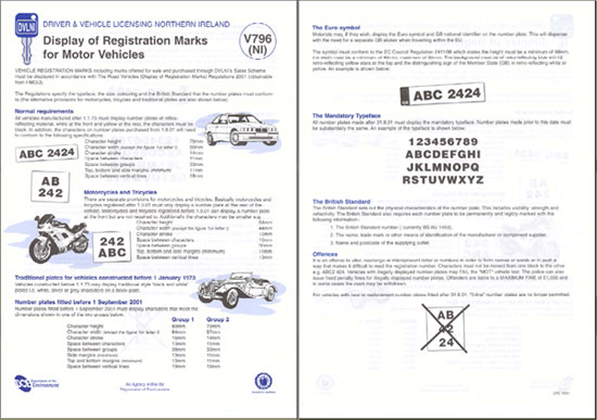 Motor trade plates ireland