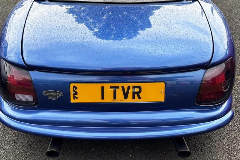 private number plates car 1TVR