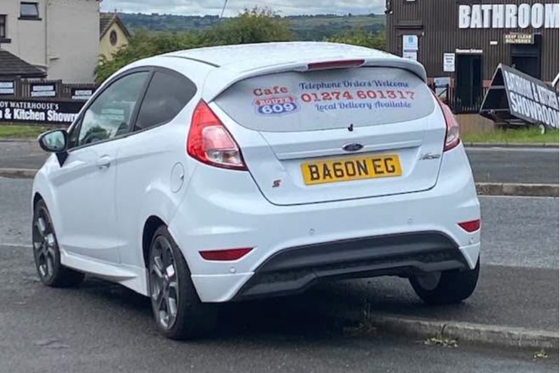 private number plates food BA60ENG