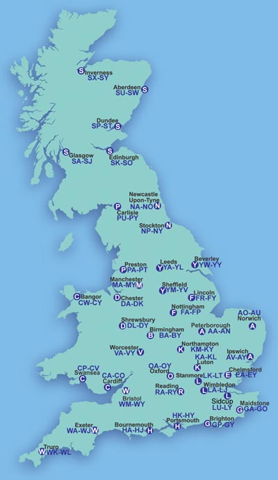 New Format Car Registrations - Number Plates For Less From Swansea ...